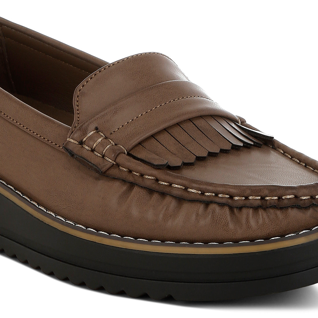 fringed nubuck loafers#color_taupe