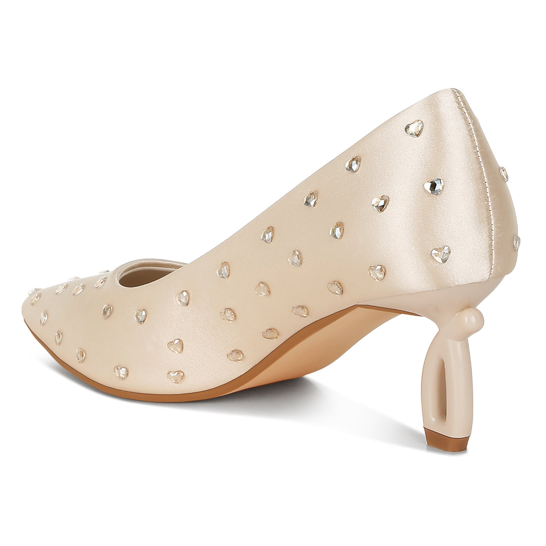 heart-shaped rhinestones
pumps#color_beige