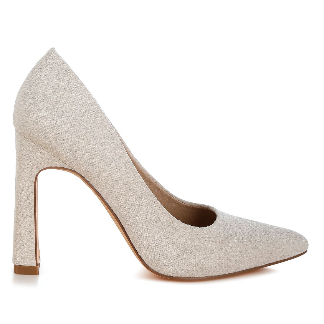 slim block heel pumps#color_beige