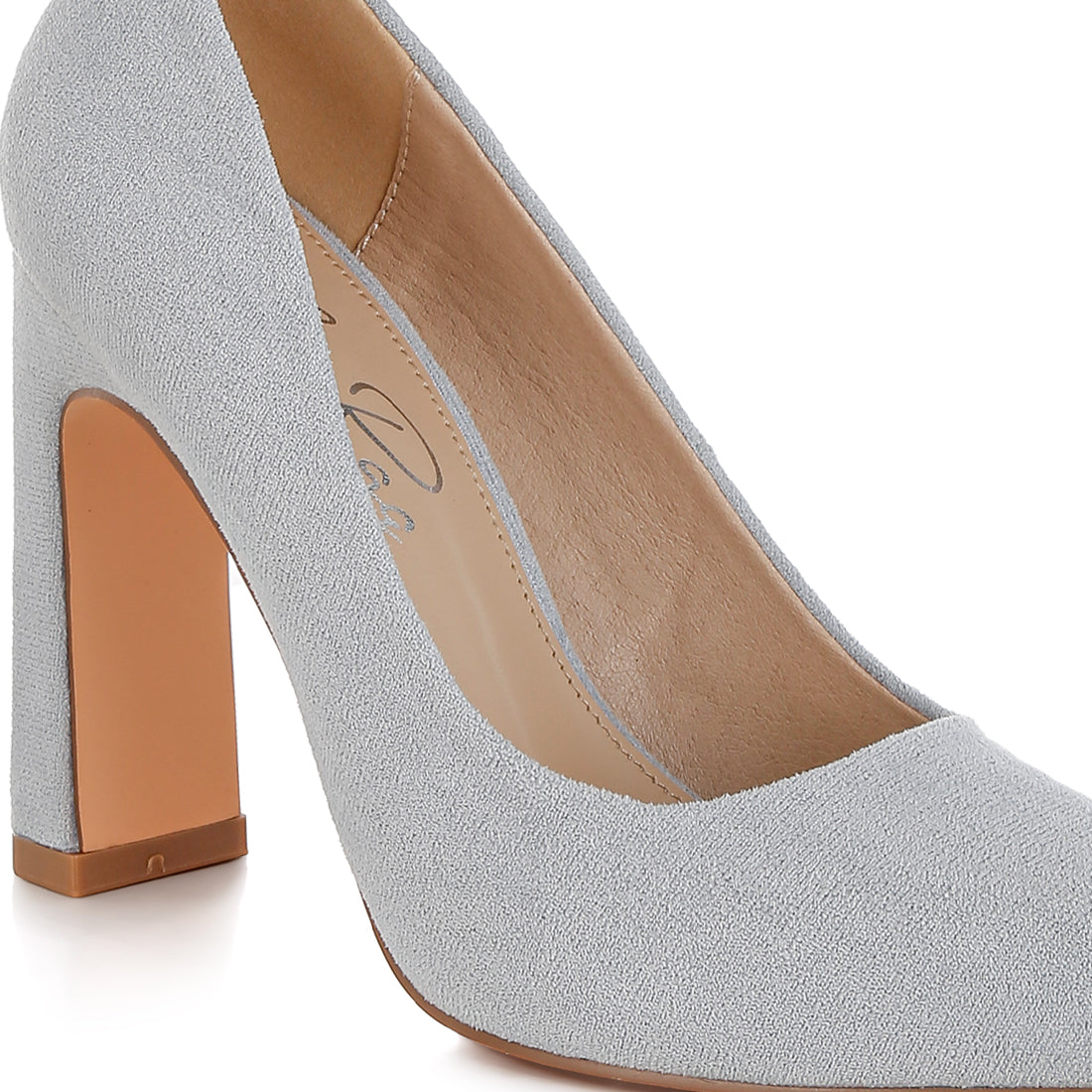 slim block heel pumps#color_light-blue