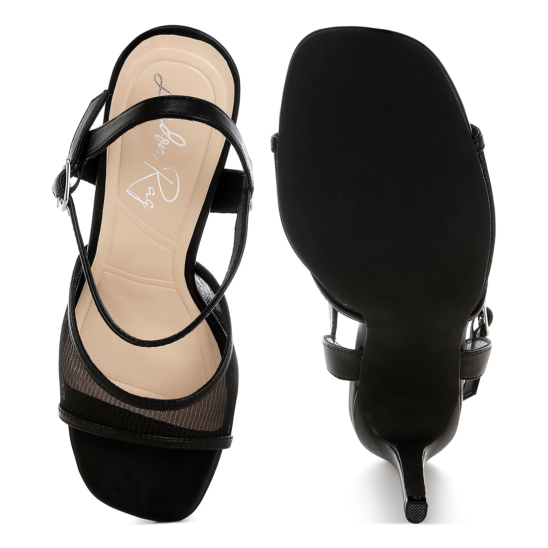 square toe stiletto heels#color_black