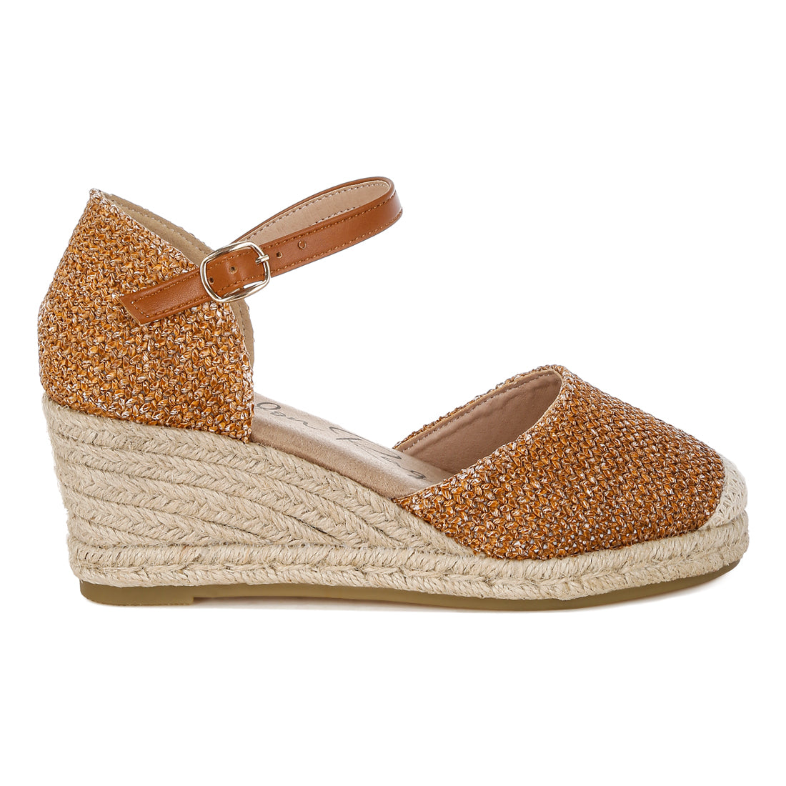 women raffia woven wedge sandals#color_tan