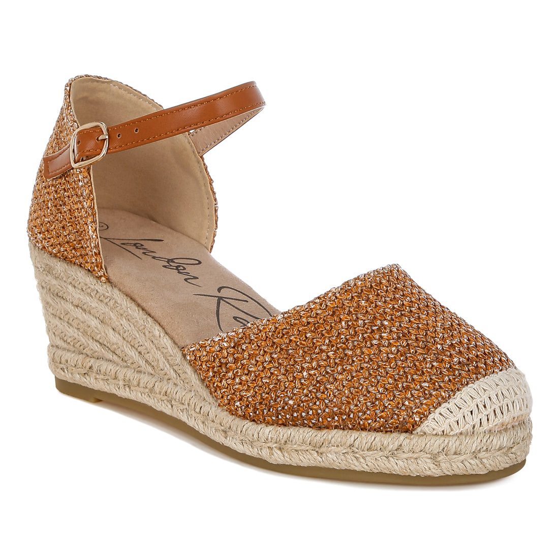 women raffia woven wedge sandals#color_tan