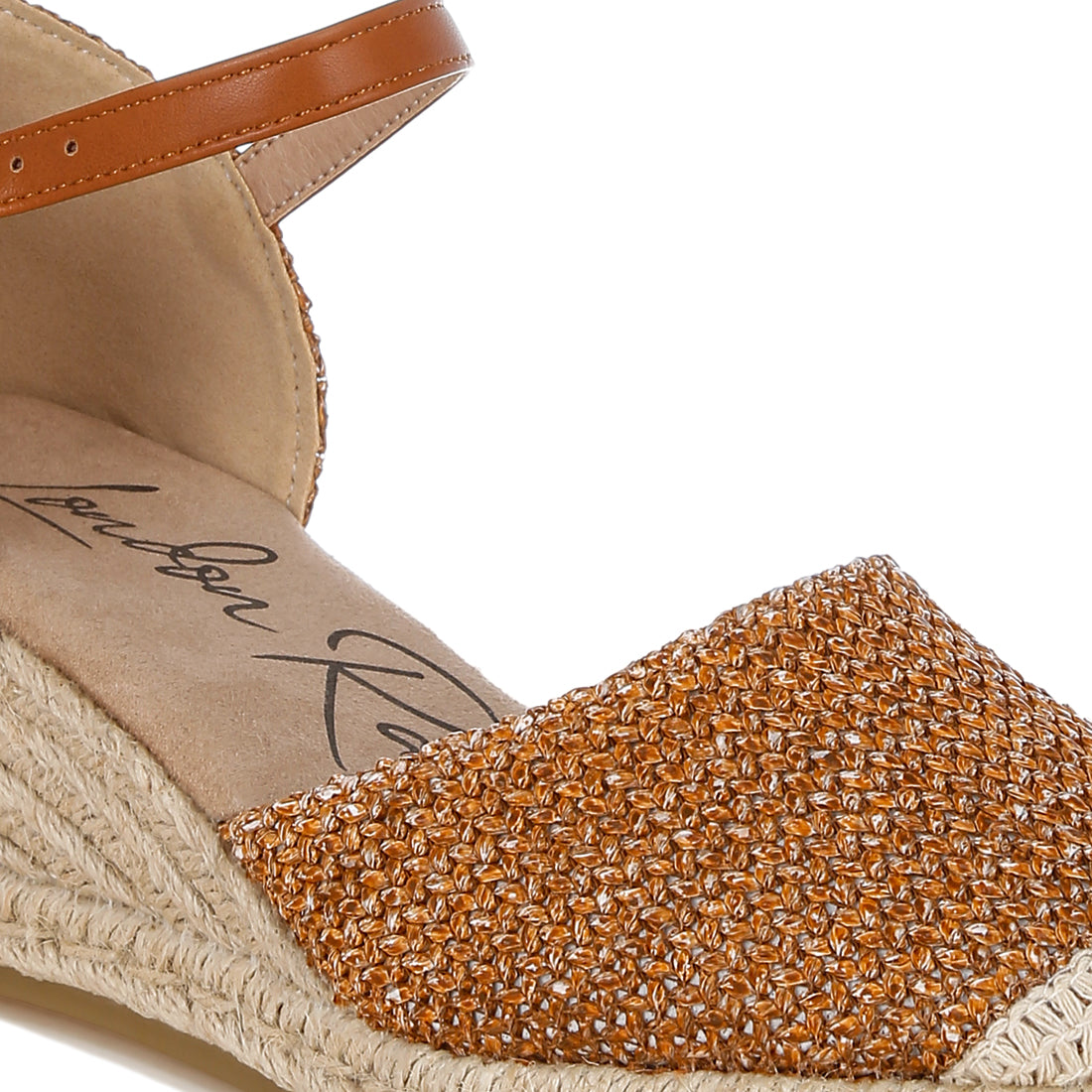 women raffia woven wedge sandals#color_tan
