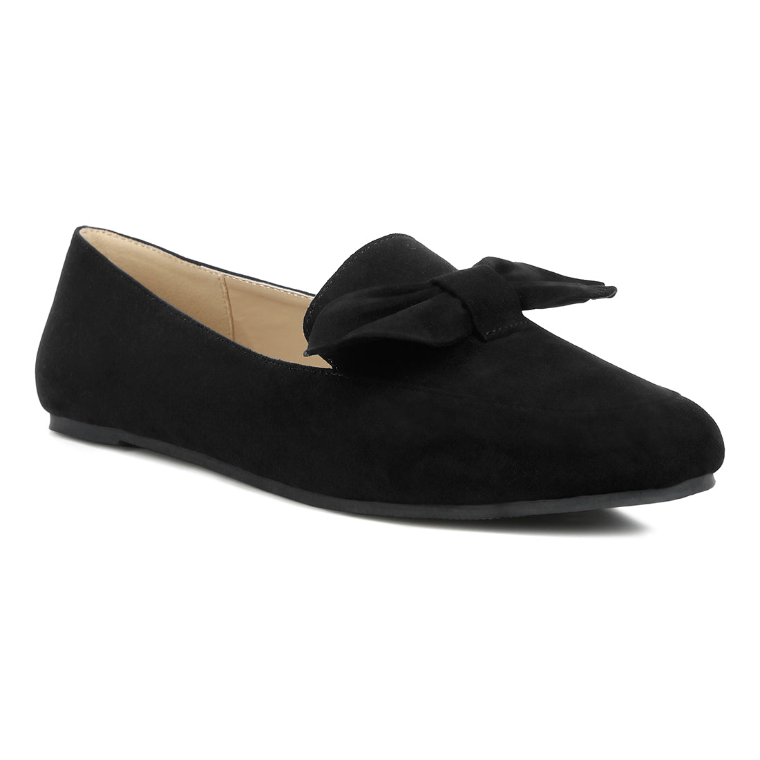 Black Casual Loafer with Bow