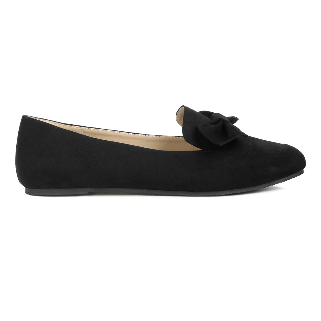 Black Casual Loafer with Bow