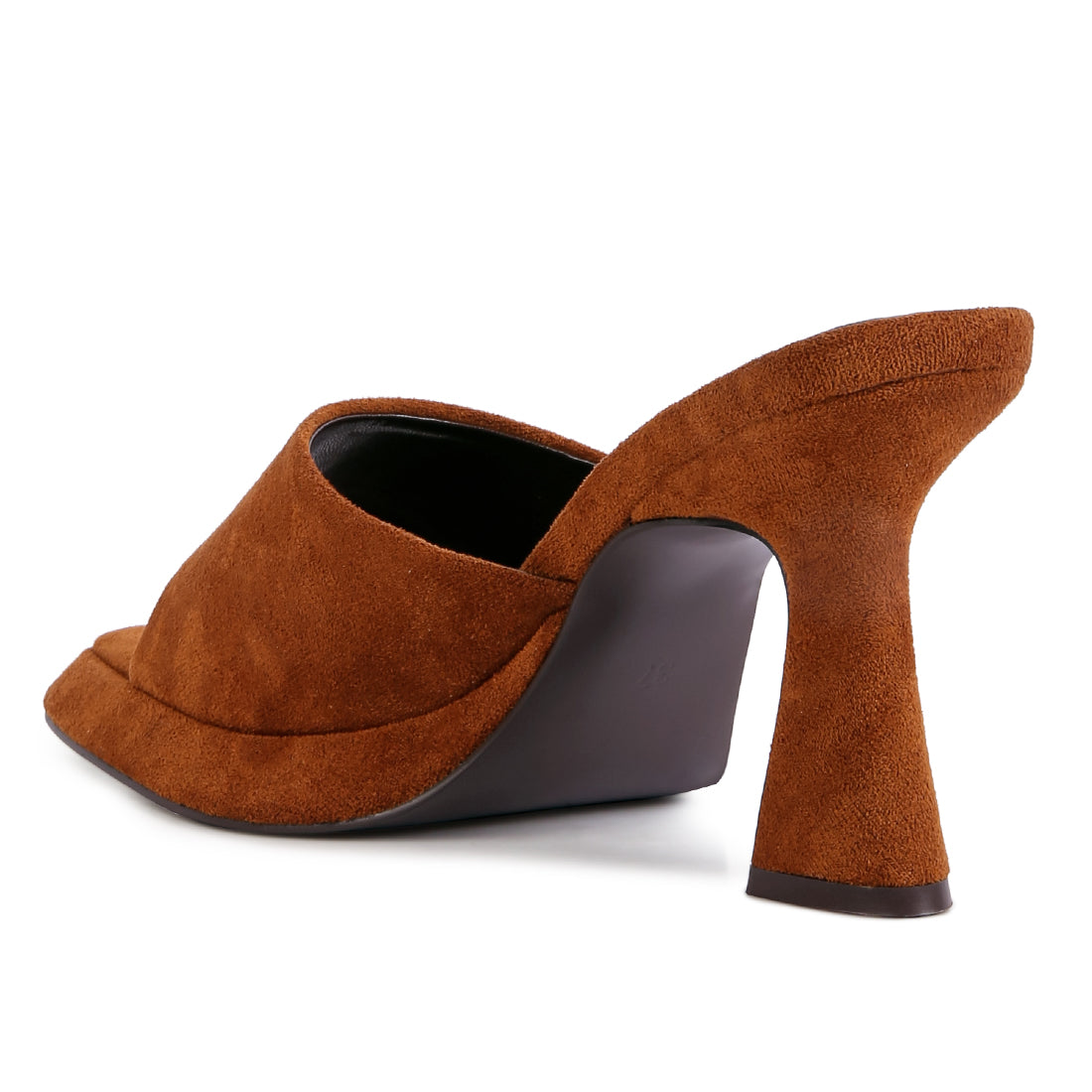 Tan Mid Heel Classic Sandals