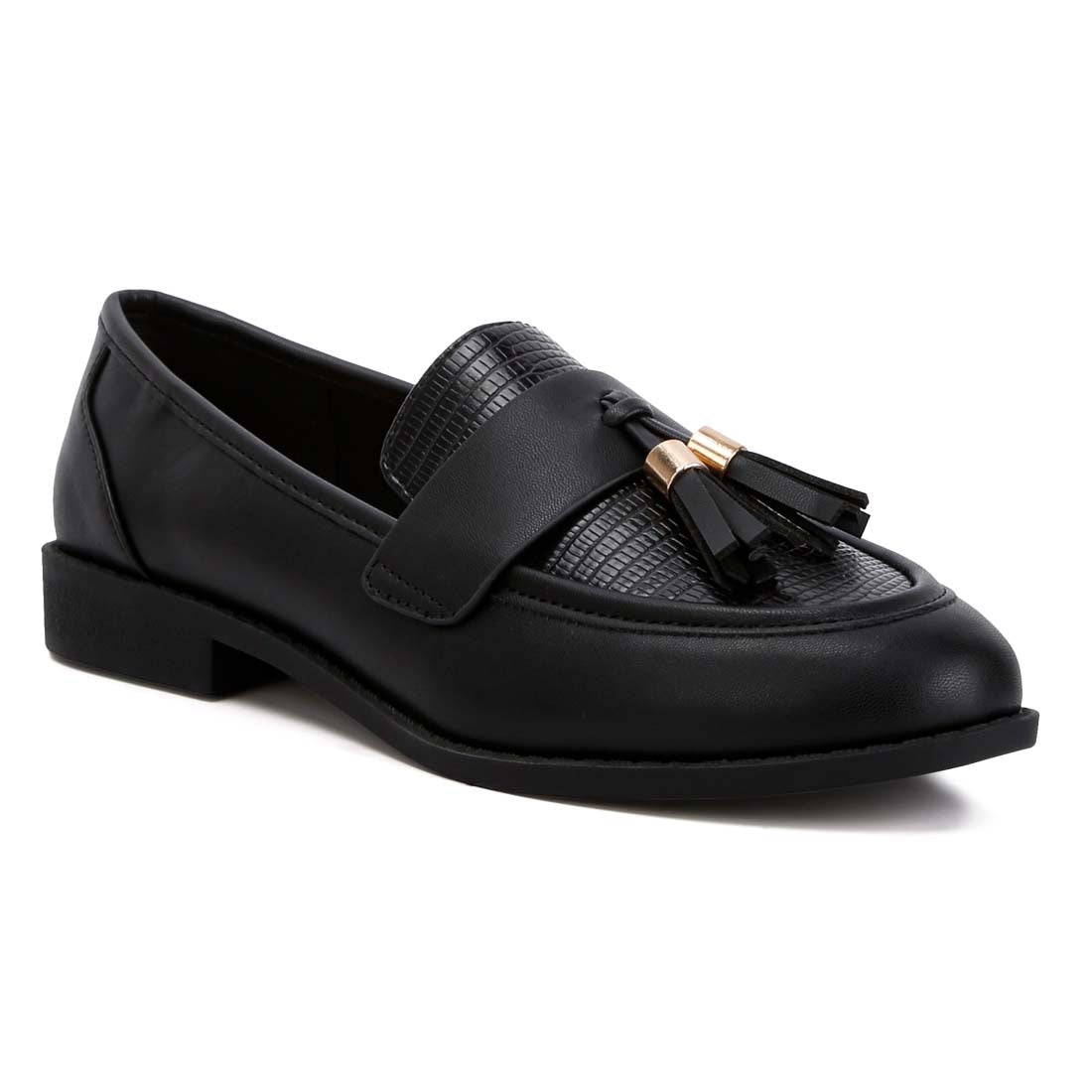 tassels detail loafers#color_black