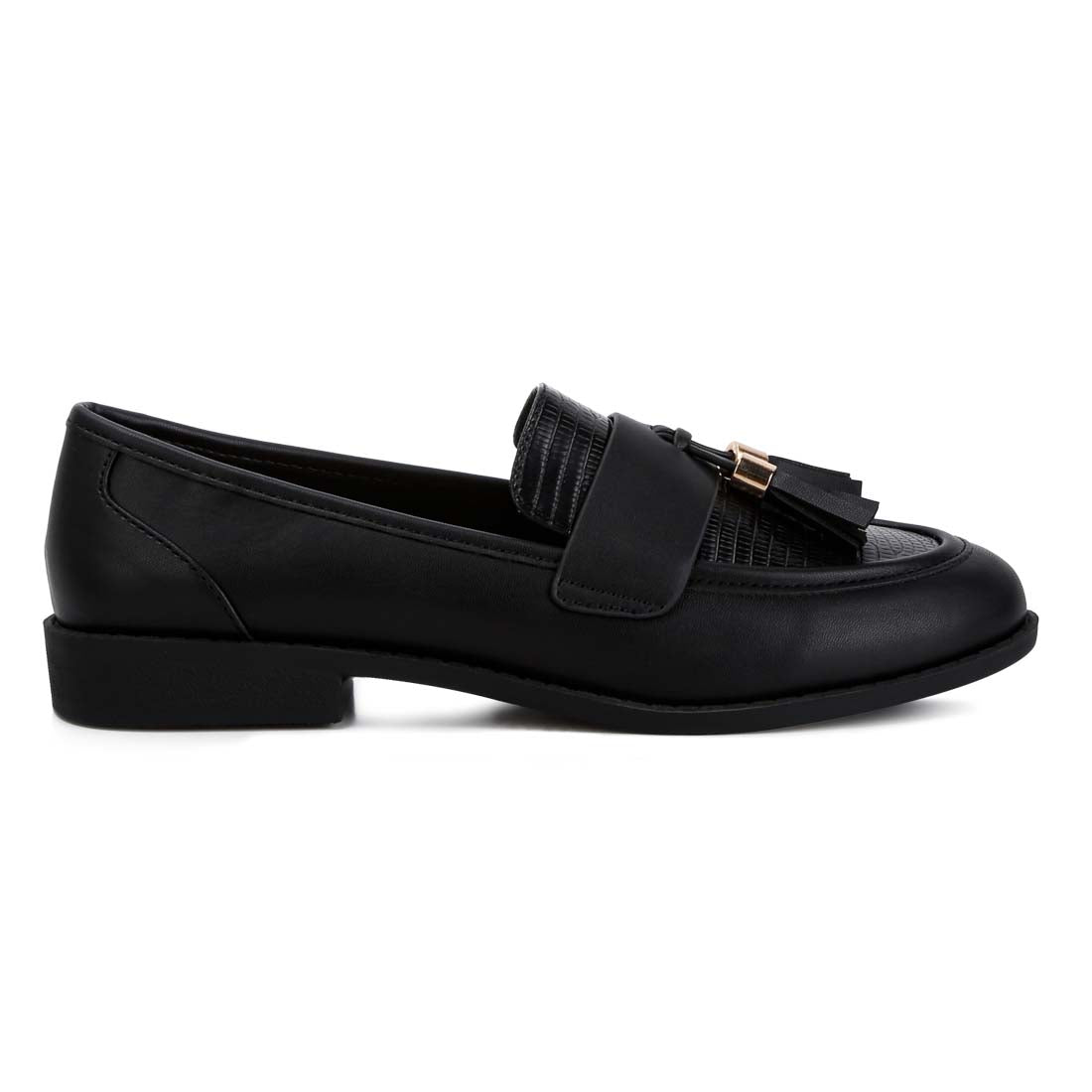 tassels detail loafers#color_black