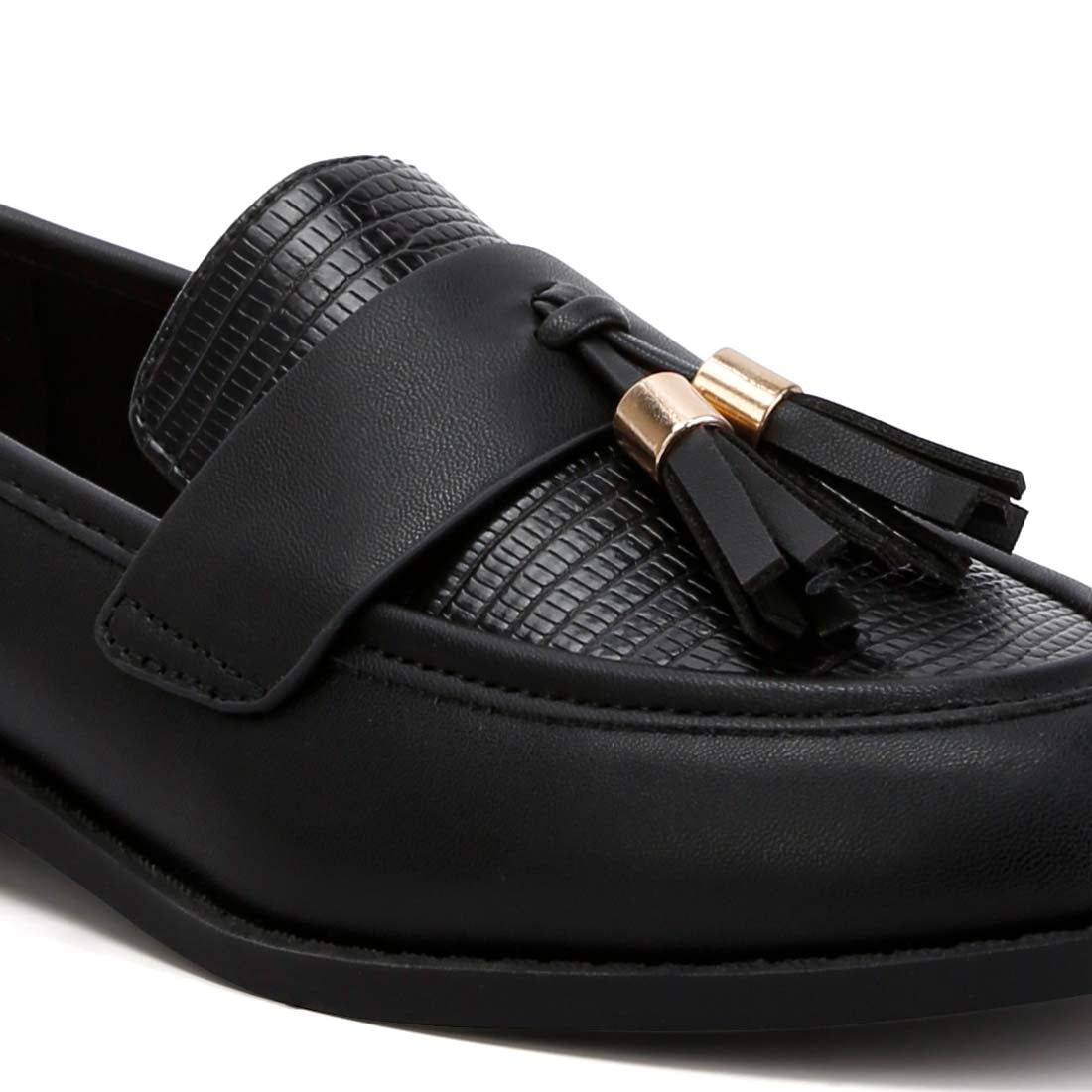 tassels detail loafers#color_black