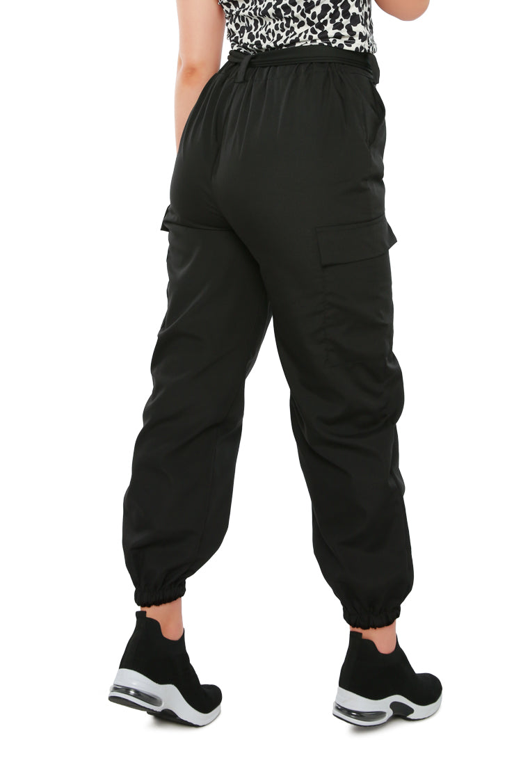 Style up Cargo Pant in Black