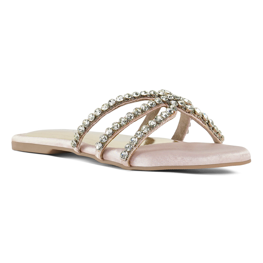 dimante strap flat sandals#color_blush