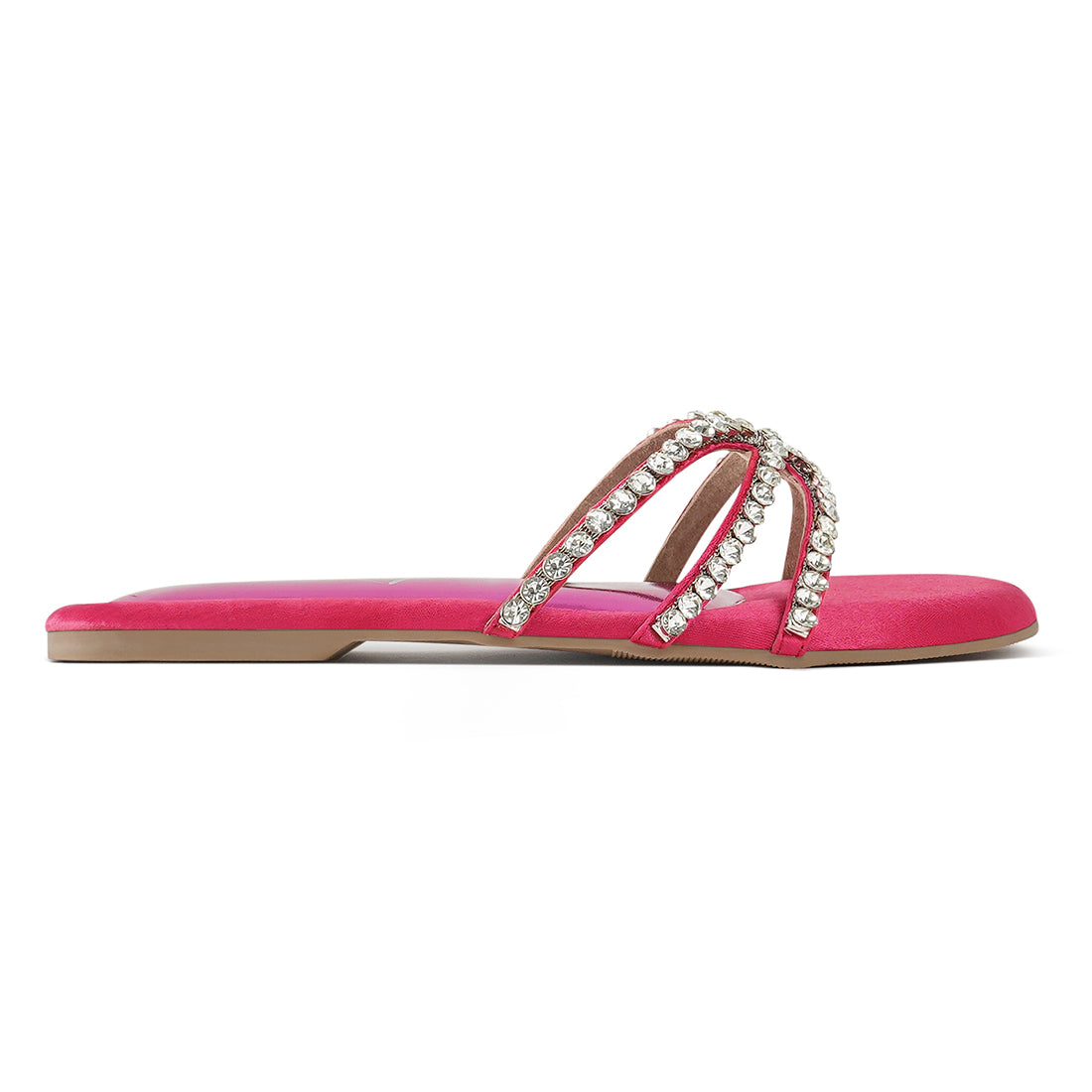dimante strap flat sandals#color_fuchsia