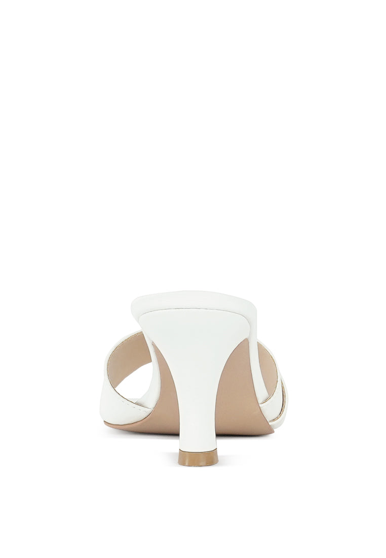 Women Buckle Detail Heels