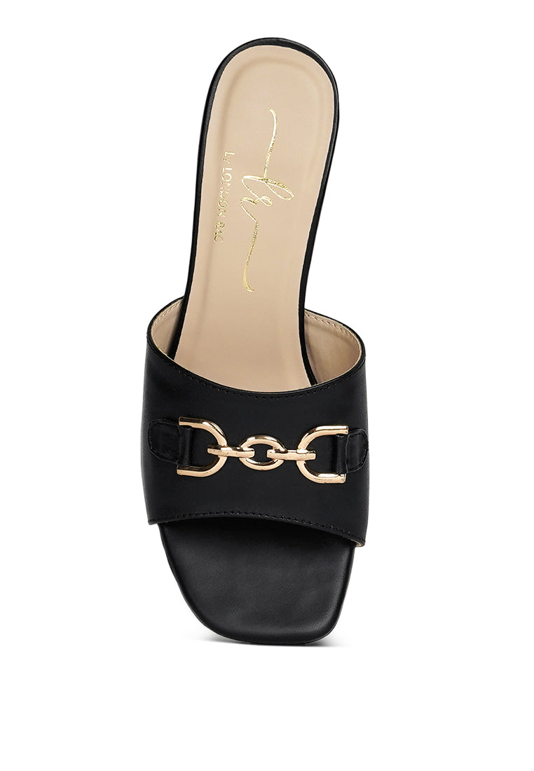 Women Horsebit Detail Heels