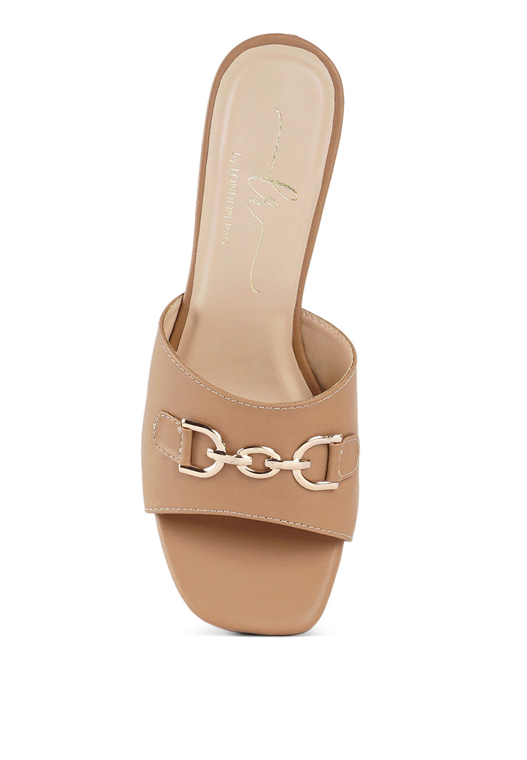 Women Horsebit Detail Heels