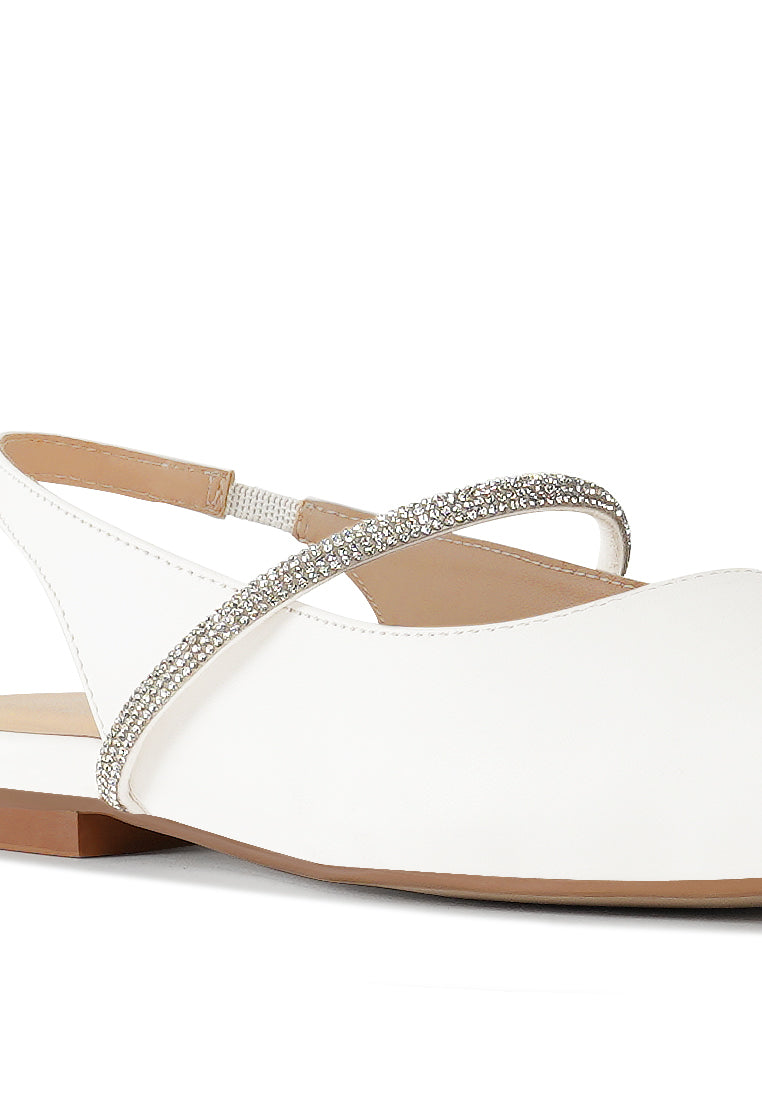 Women Pointed Toe Slingback Sandals