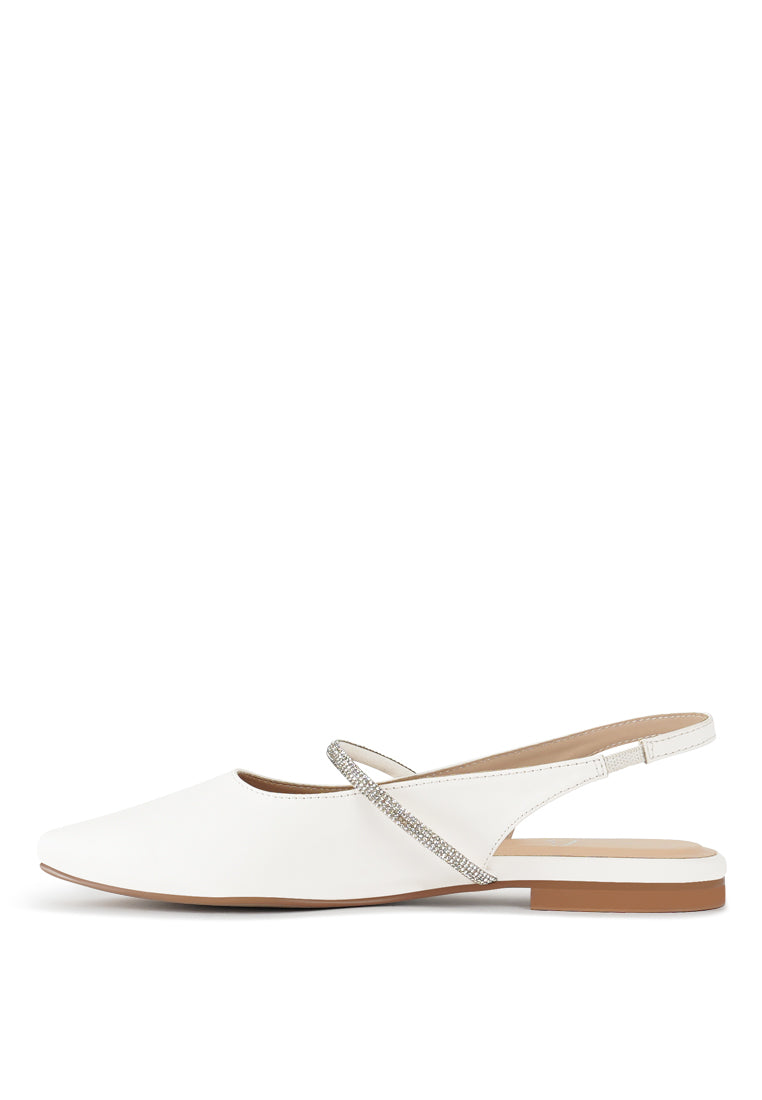 Women Pointed Toe Slingback Sandals