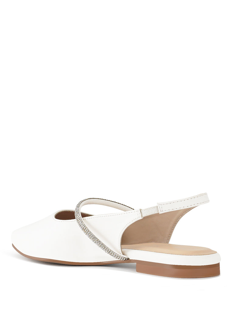 Women Pointed Toe Slingback Sandals