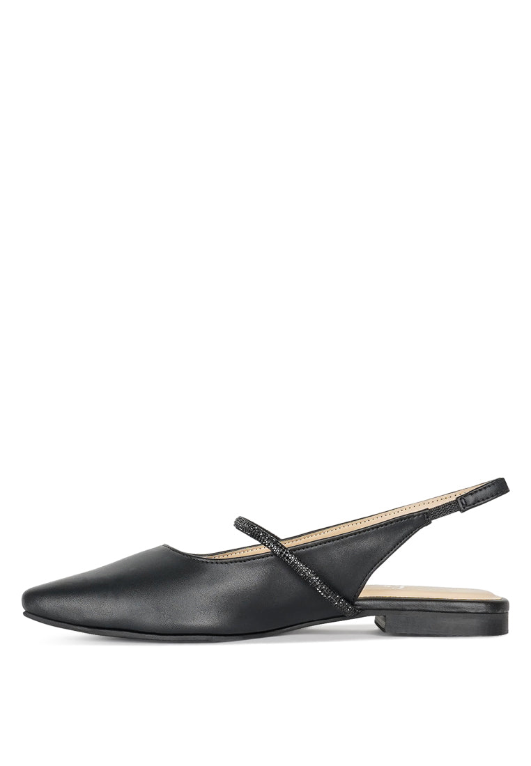 Women Pointed Toe Slingback Sandals