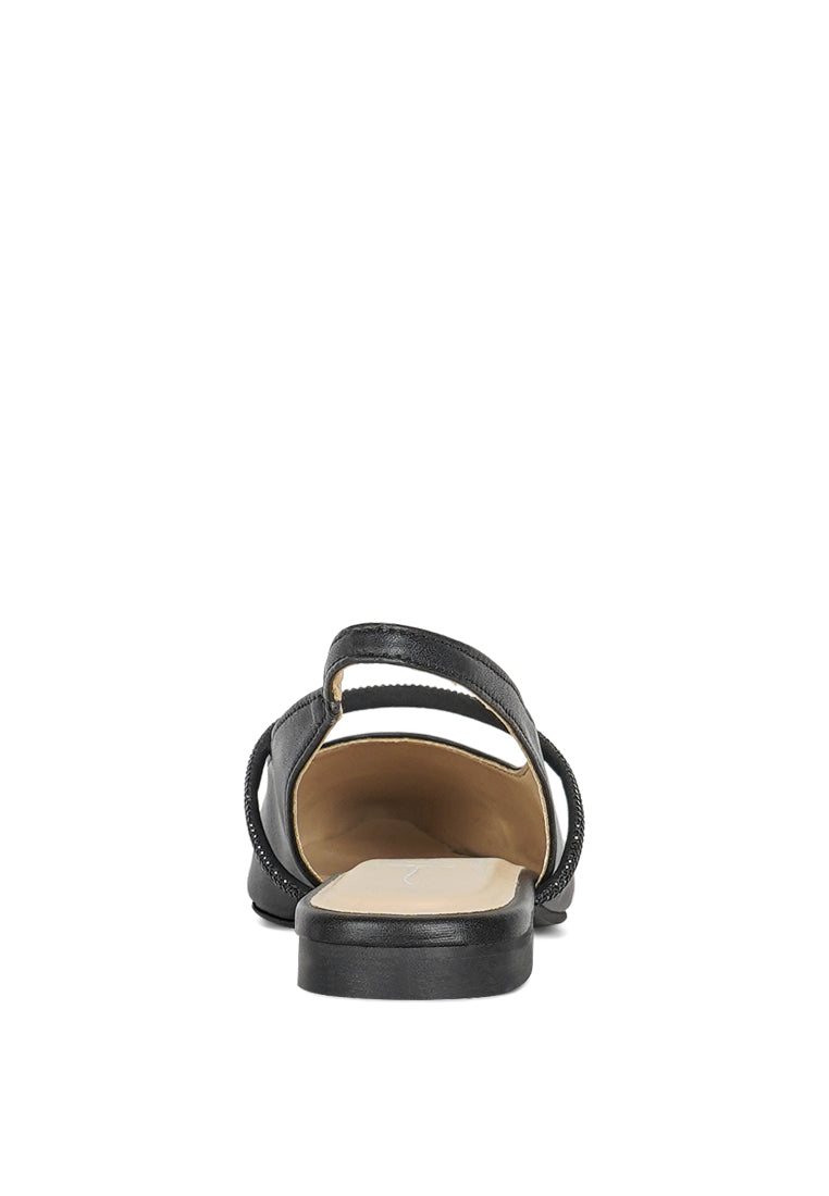 Women Pointed Toe Slingback Sandals