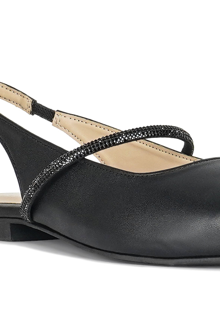 Women Pointed Toe Slingback Sandals