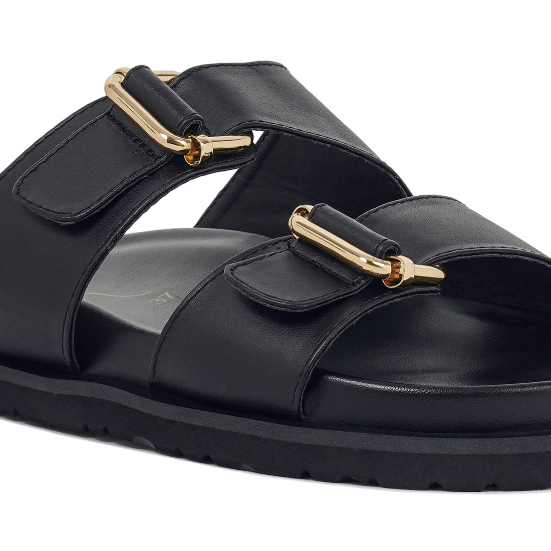 women flat slip ons#color_black