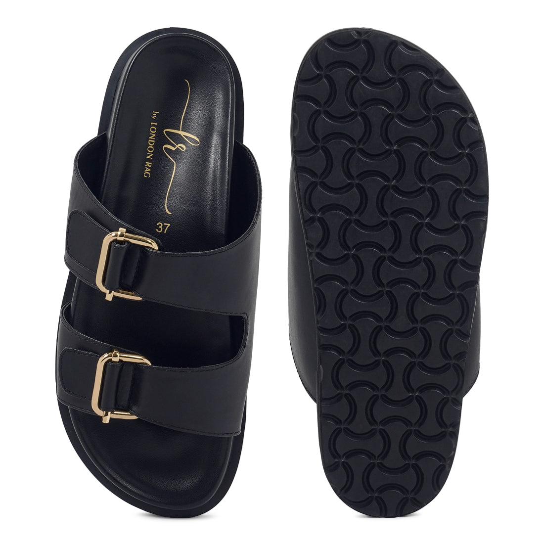 women flat slip ons#color_black