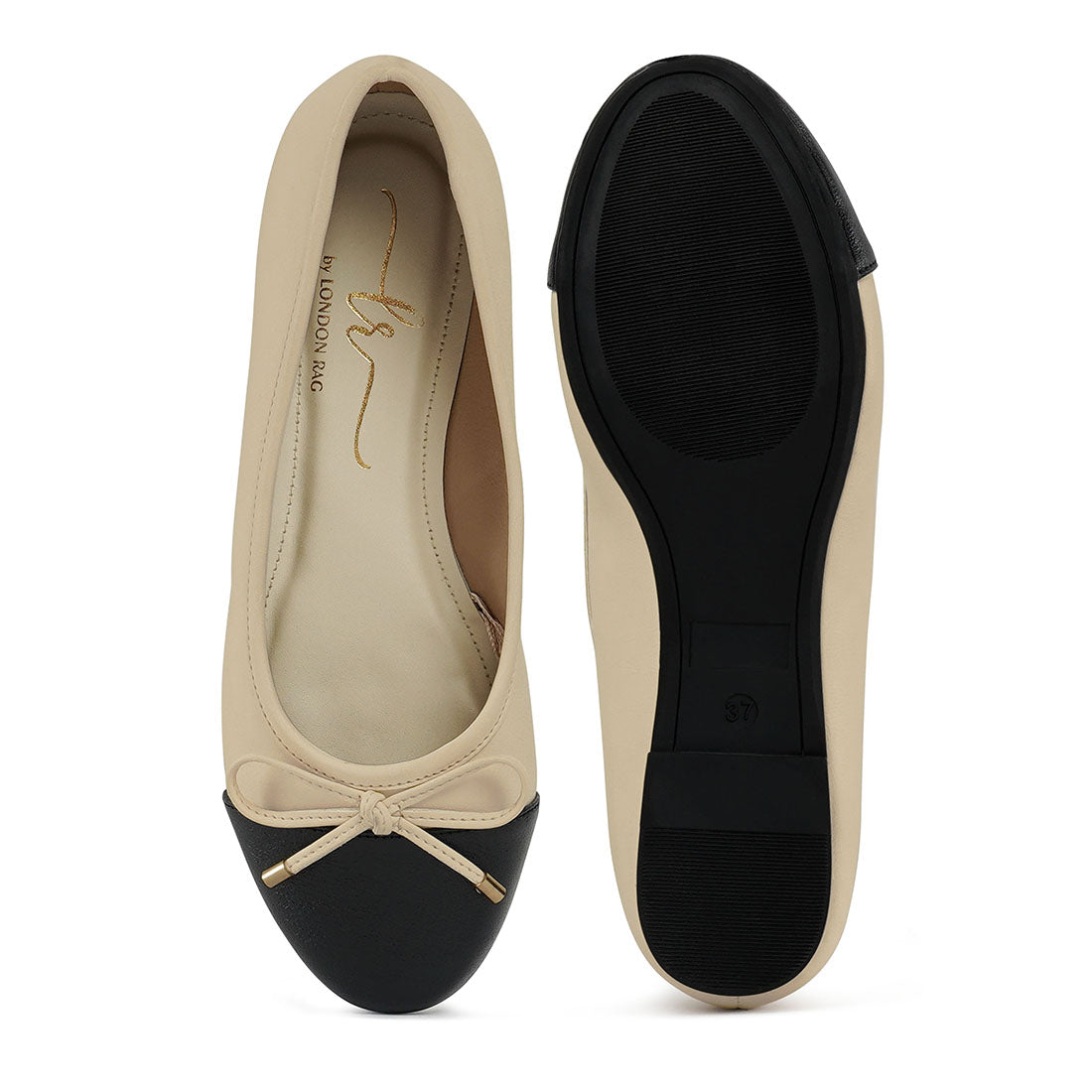 Women Two Tone Ballet Flats