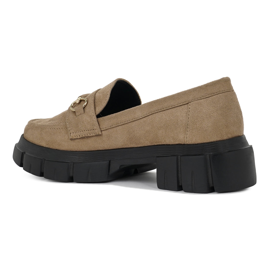 women soft microfiber chunky loafers#color_beige