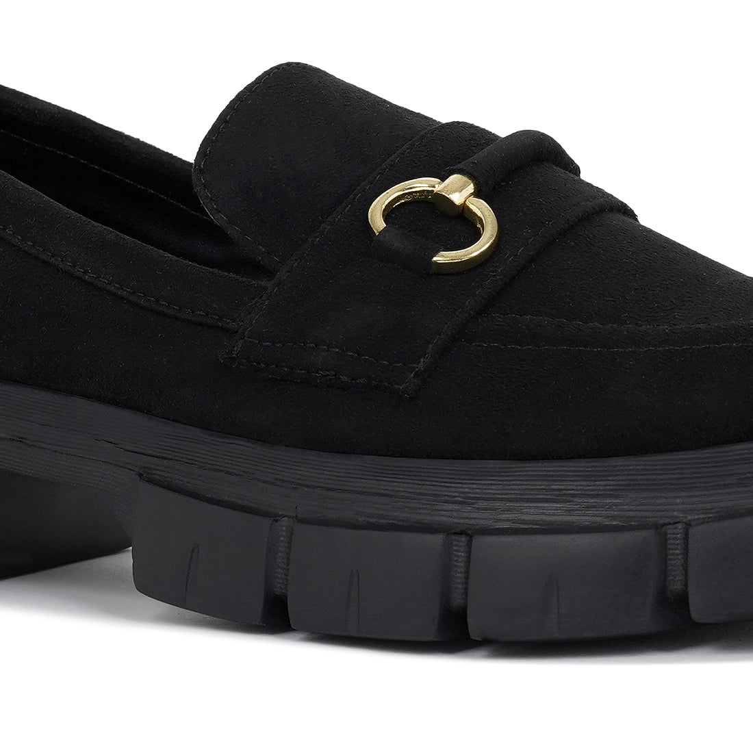 women soft microfiber chunky loafers#color_black