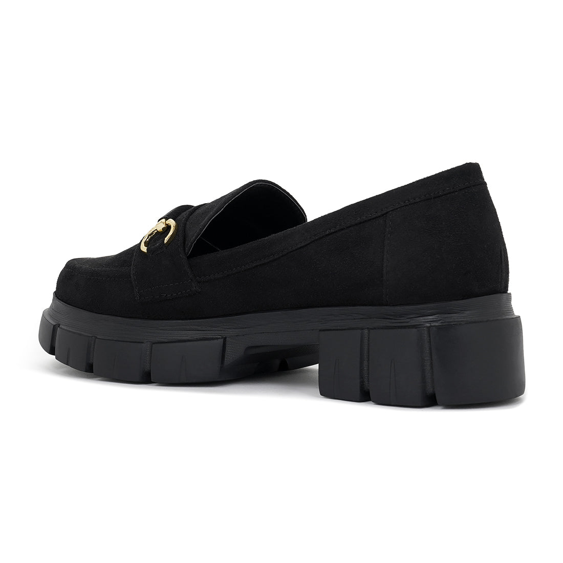 women soft microfiber chunky loafers#color_black