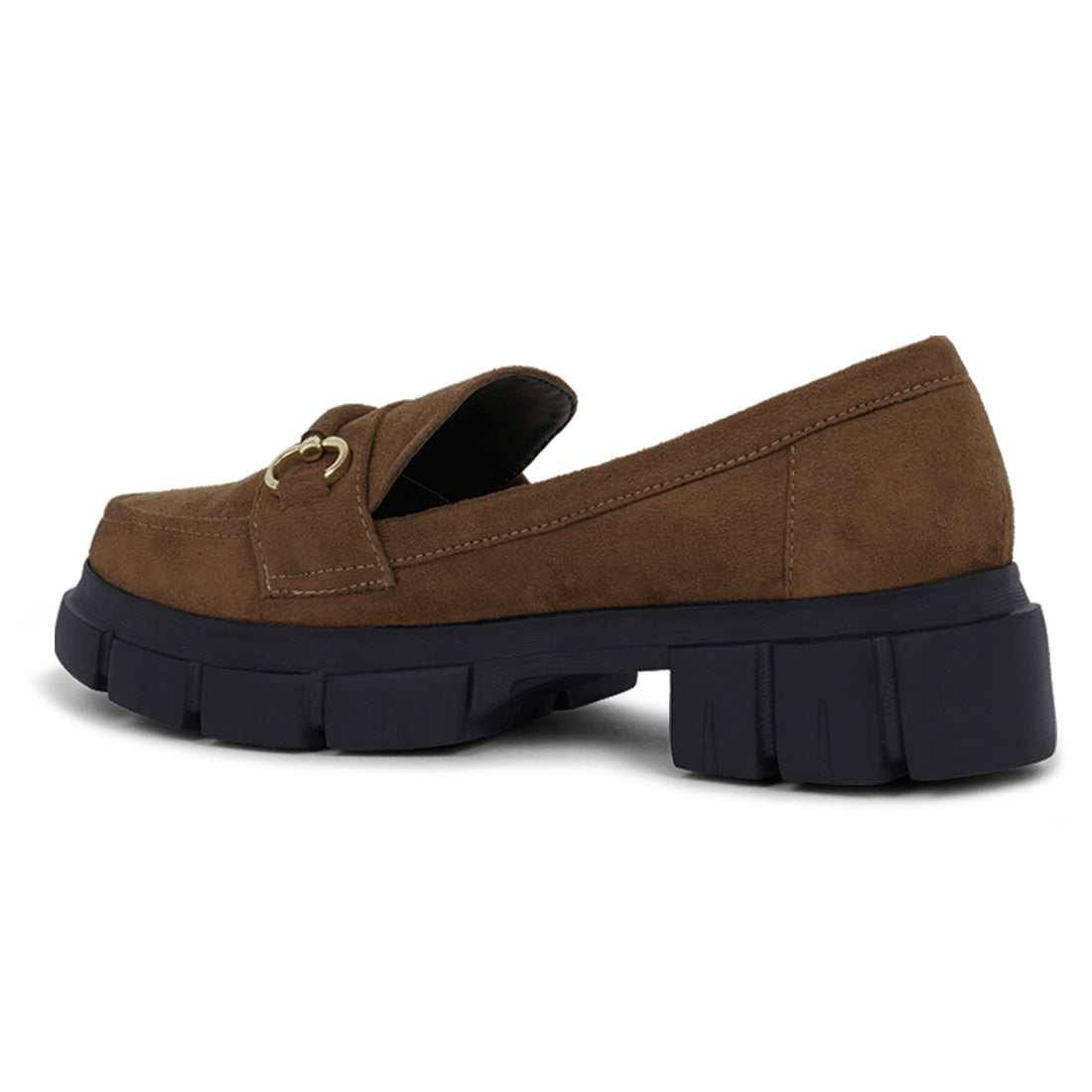 women soft microfiber chunky loafers#color_tan