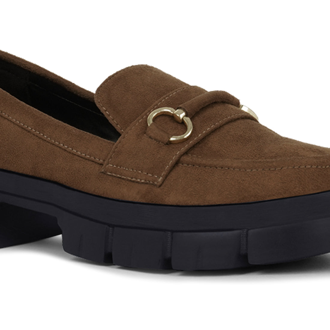 women soft microfiber chunky loafers#color_tan