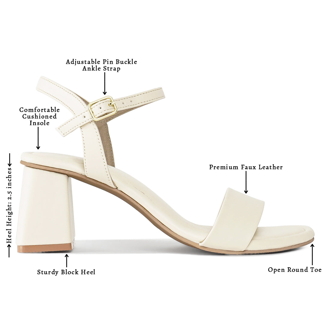 pin buckle strap block heels#color_beige