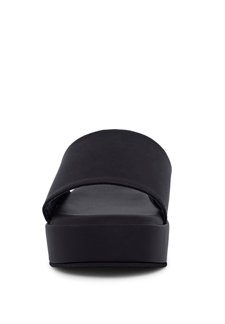 Women Classic Faux Leather Wedges