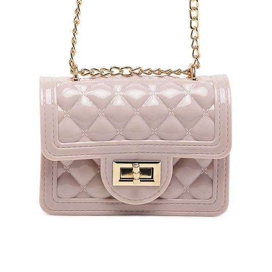 Beige Quilted Sling Bag - Beige