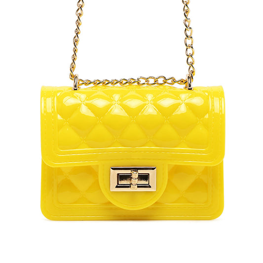 Yellow Quilted Sling Bag - Yellow