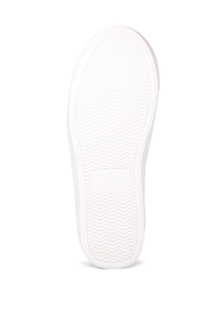 Nude Wrap Slip-On Sneakers - Nude