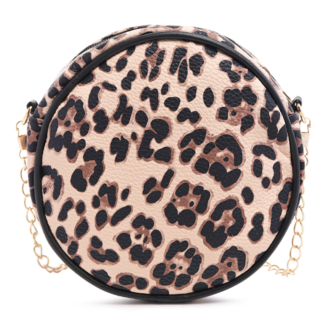 Beige Leopard Sling Bag