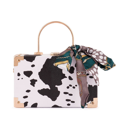 Multicolor Basket Wave Vintage Vanity Purse Bag