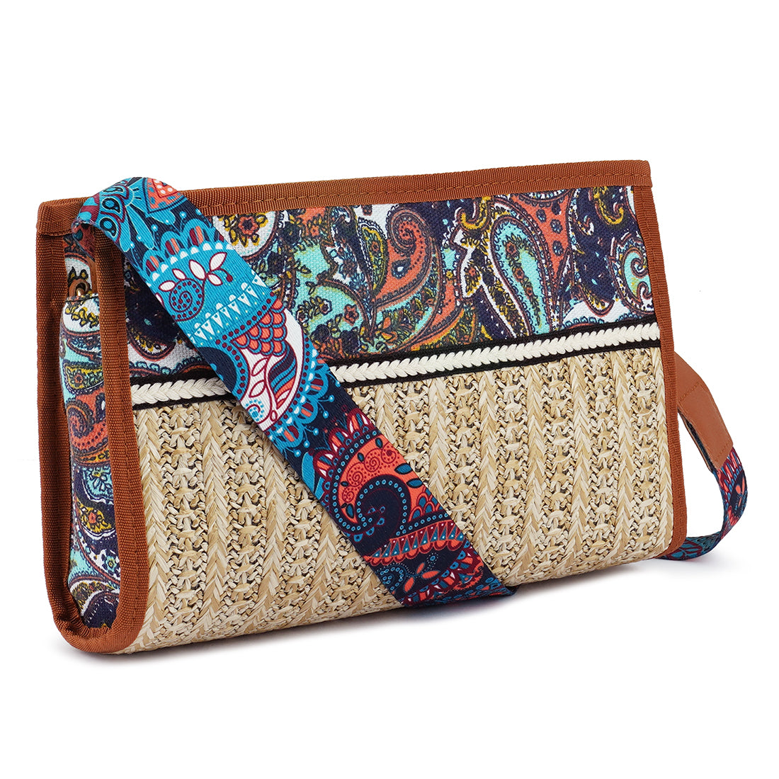 straw painted handbag#color_beige