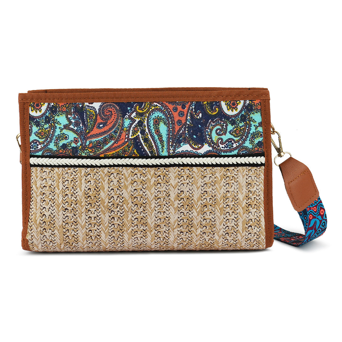 straw painted handbag#color_beige