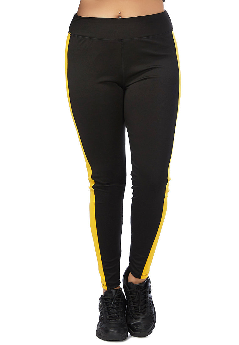 Black Yoga Active Leggings - Black