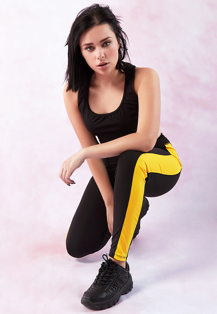 Black Yoga Active Leggings