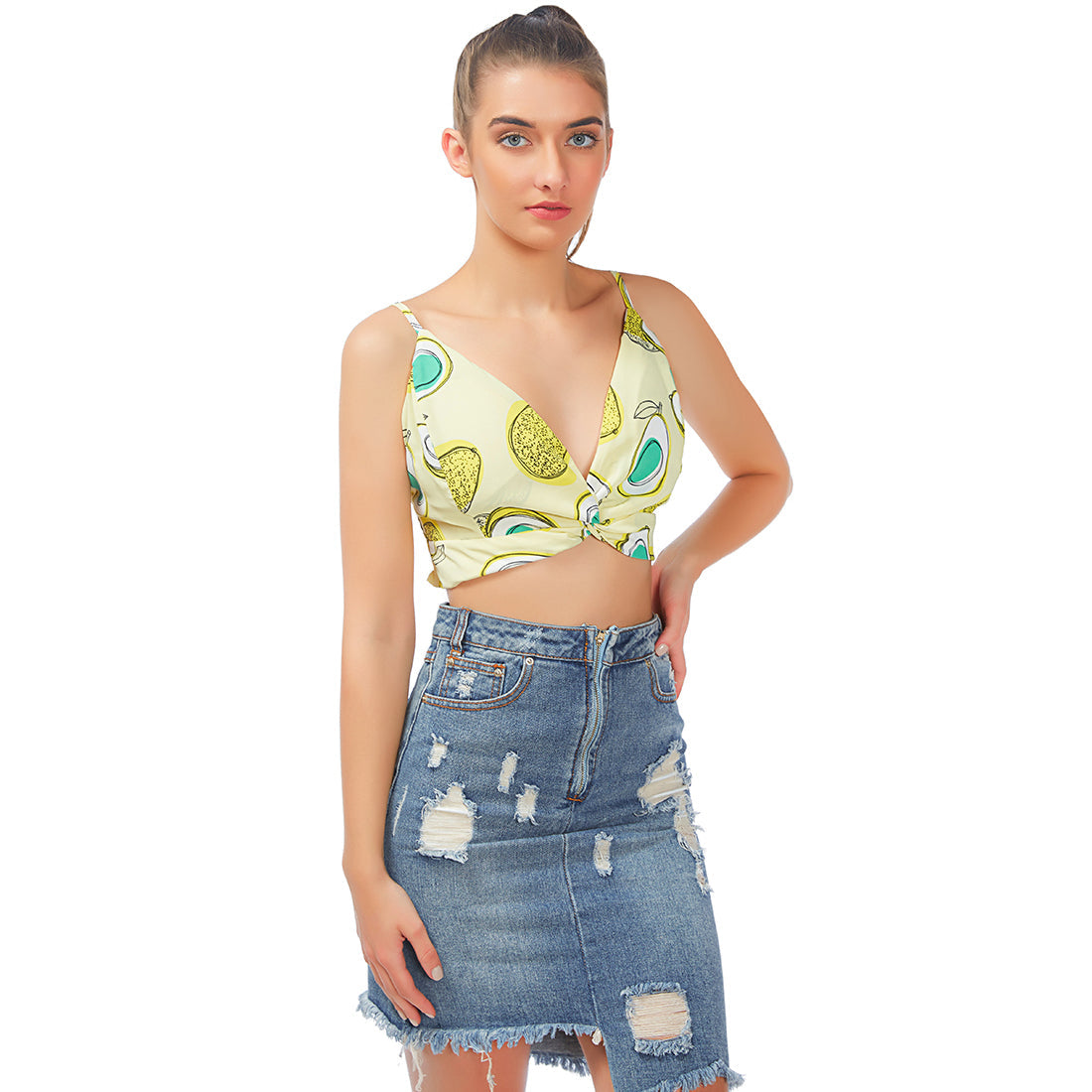 Tropical Life Cami Crop Top