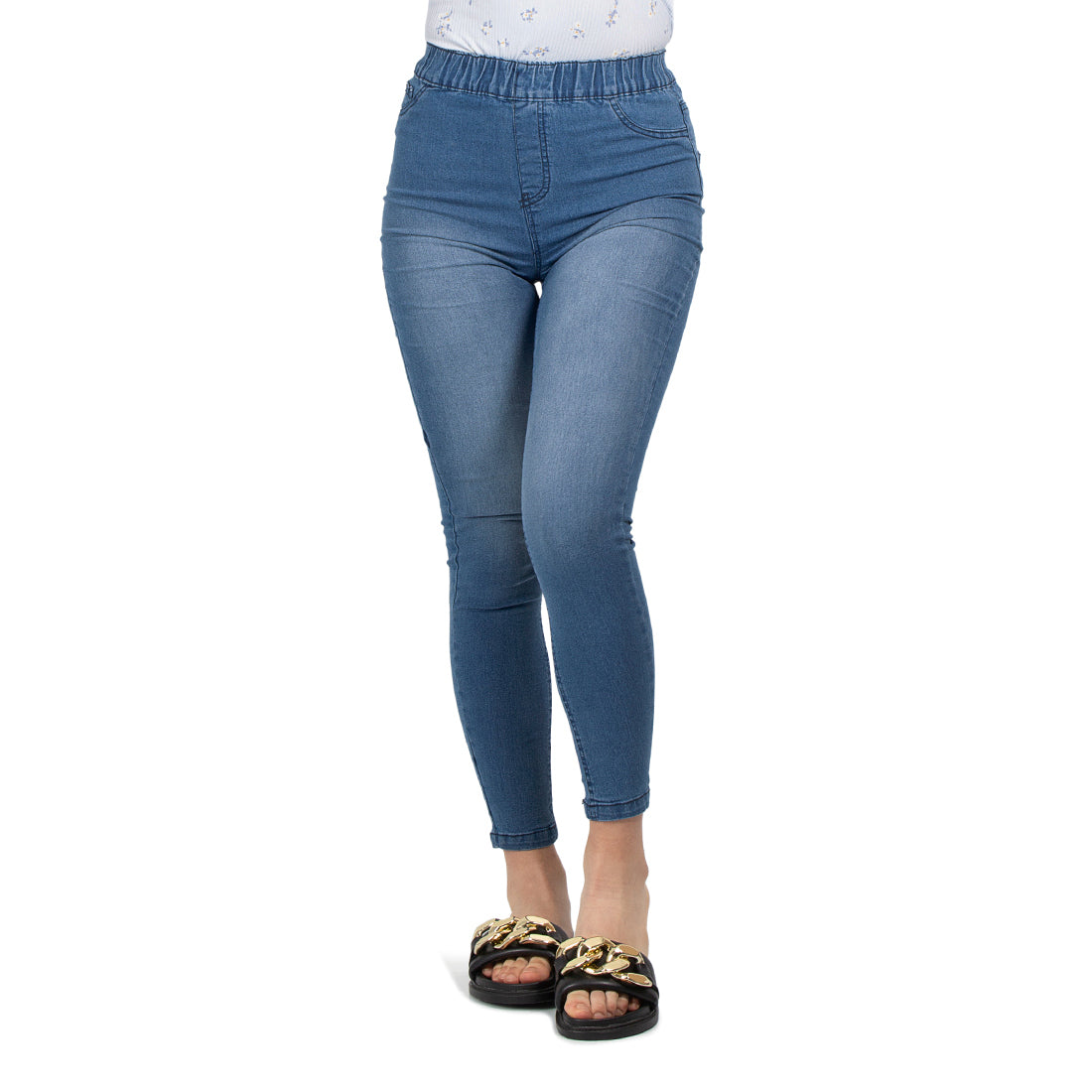 Light Blue Washed Denim Jeggings