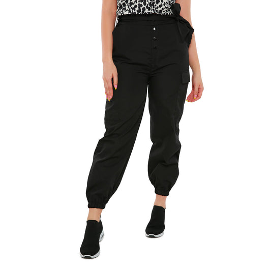 Style up Cargo Pant in Black