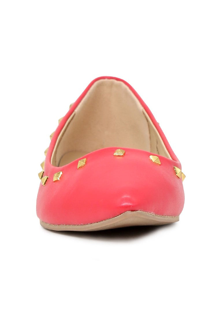 Red Fashion Ballerinas - Red