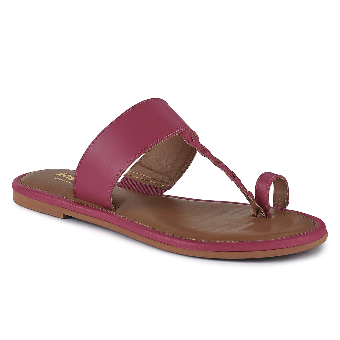 harris toe ring braided slip ons#color_fuchsia
